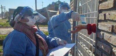 Florencio Varela: Operativo de detección de síntomas de COVID-19 en Ricardo Rojas