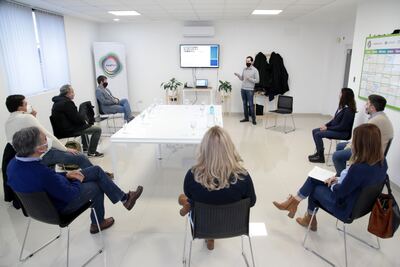 Se analizó la situación del comercio de La Plata con representantes del sector y funcionarios provinciales y locales