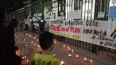 La Plata: padres organizados celebraron el anuncio sobre la vuelta a clases presenciales