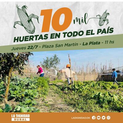 Lanzan un proyecto para poner 10.000 huertas en todo el país