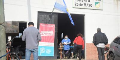 La Plata: puesto para vacunación libre