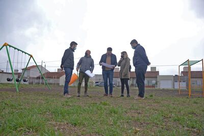 Olavarría: realizan obras en el Barrio Bancario III