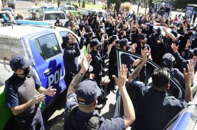 Nuevos cruces entre Berni y efectivos de la Bonaerense tras el anuncio de “retención de tareas”