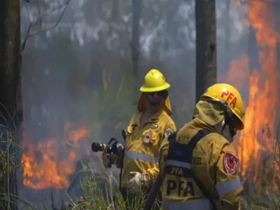 Finalmente lograron controlar el incendio en Ezeiza