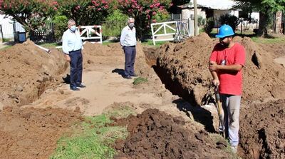 Bragado: Iniciaron los trabajos de cloacas en O'Brien