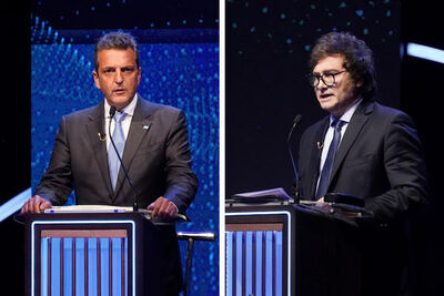 Balotaje: Se definieron los temas y reglas del debate presidencial entre Milei y Massa