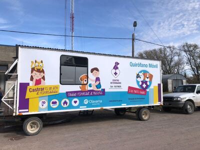 Olavarría: El Quirófano Veterinario Móvil llega a Espigas