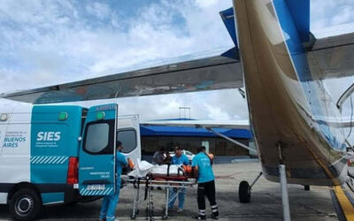 La Provincia realizó más de 30 vuelos sanitarios en lo que va del año