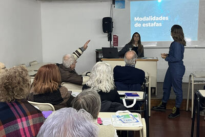 La Plata: La Comuna realiza jornadas para prevenir estafas