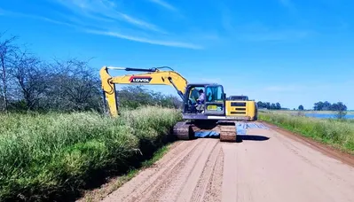 25 de Mayo: El Municipio intensifica el mantenimiento de caminos rurales