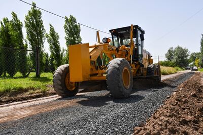 Bragado: Iniciaron las obras de consolidado de calles en el barrio Las Rosas