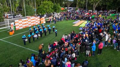 Berazategui: El Club Maltería ya cuenta con 3 nuevas canchas de césped sintético