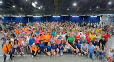 Berazategui: Se celebró la 24° Gimnasiada de la Tercera Edad
