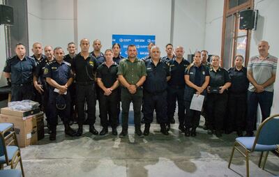 Olavarría: Se entregó equipamiento informático a seccionales locales de la Policía