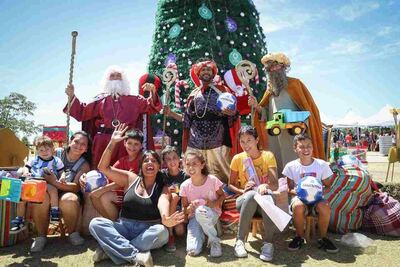 Quilmes: Los Reyes Magos visitaron el Parque Municipal de La Ribera y entregaron regalos