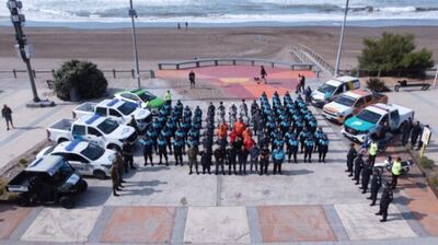 Monte Hermoso: El distrito sumó más efectivos, móviles y equipamiento para seguridad y prevención