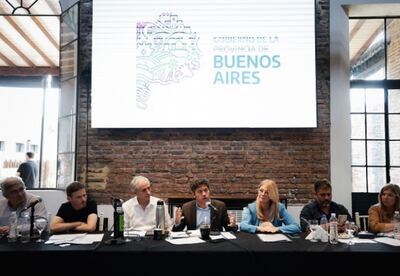 Chascomús: Kicillof se reunió con empresarios y representantes de distintos sectores productivos