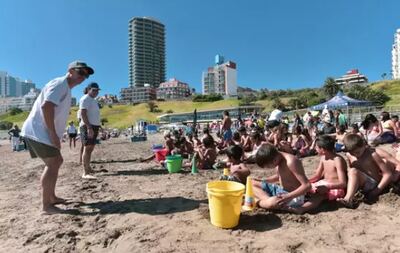 Mar del Plata: Comenzó una nueva edición del Programa Mar de Chicos