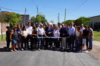 La Plata: Inauguran una obra vial en Lisandro Olmos