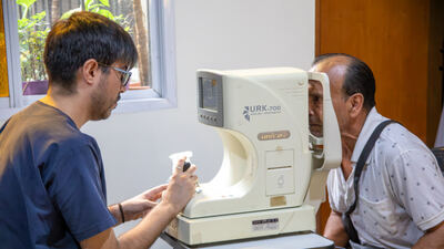 Berazategui: Realizaron controles oftalmológicos para mayores de 60 años