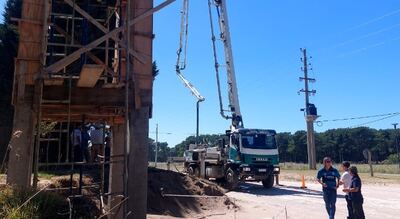 Necochea: Avanza la obra que permitirá optimizar el abastecimiento de agua en la Villa del Deportista