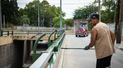 Berazategui: Continúa la puesta en valor del paso bajo nivel de Avenida Italia