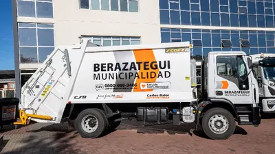 Berazategui: El Municipio suma tres nuevos camiones compactadores de residuos domiciliarios