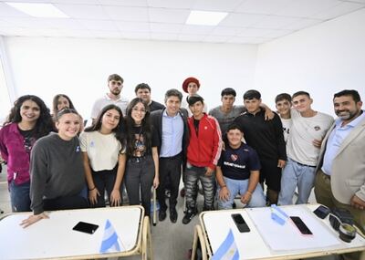 Tandil: Kicillof inauguró el nuevo edificio de la Escuela Secundaria N°13 en el paraje De la Canal