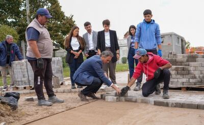 Gonzáles Chávez: Avanzan las obras de pavimento en el distrito