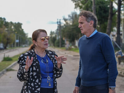 Presidente Perón: Katopodis recorrió obras de infraestructura en la ciudad