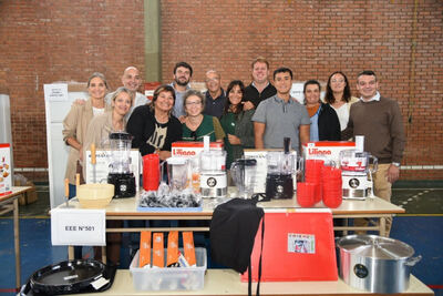 Arrecifes: Escuelas locales recibieron equipamiento para sus comedores