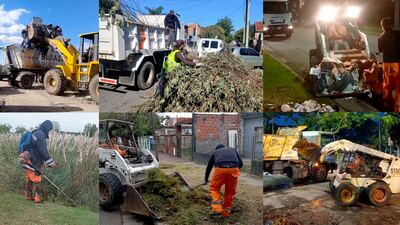 Berazategui: Realizan nuevos operativos de limpieza en distintos barrios