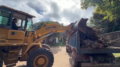 Villa Gesell: Avanzan los trabajos de limpieza en distintos puntos del Partido