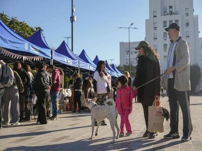 Lomas de Zamora: Se realizó un encuentro por los animales en Plaza Grigera