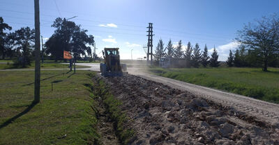 La Plata: Avanzan las obras viales e hidráulicas en el barrio La Hermosura de Arana