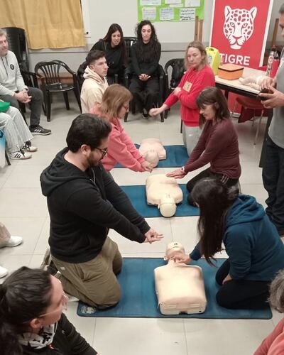 Tigre: Continúan las capacitaciones en RCP y uso de desfibriladores en instituciones