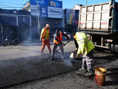 Lomas de Zamora: Comenzó la segunda etapa de obras sobre las avenidas Alsina y Almirante Brown