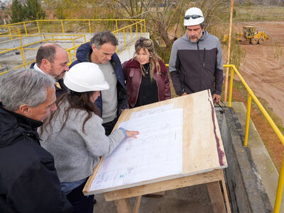 General Paz: Avanza la obra de la Planta Depuradora de Líquidos Cloacales en Ranchos