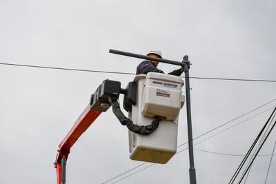 Bragado: Instalan iluminación LED en la Unidad Sanitaria y el Hogar de Adultos Mayores de O’Brien