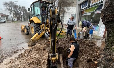 Necochea: Múltiples intervenciones de Obras Sanitarias en distintos sectores de la ciudad