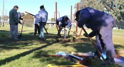 Madariaga: La Comuna realiza mejoras en la Plazoleta Zalguizuri