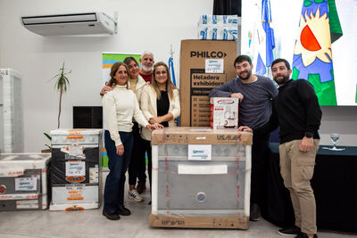 Ramallo: La Provincia entregó equipamiento para comedores escolares