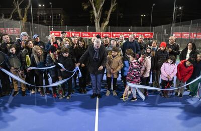 Tigre: El Municipio inauguró tres canchas de tenis en el Polideportivo General Pacheco