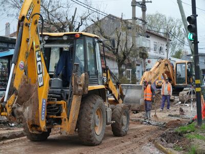Lomas de Zamora: Avanza la fase final del proyecto hídrico sobre la calle Melber