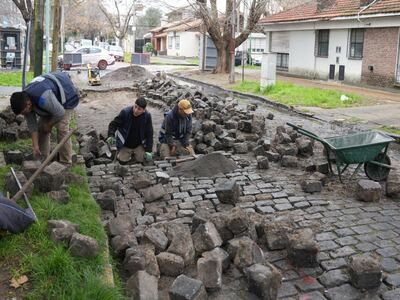 Lomas de Zamora: El Municipio ya reparó 50 cuadras adoquinadas