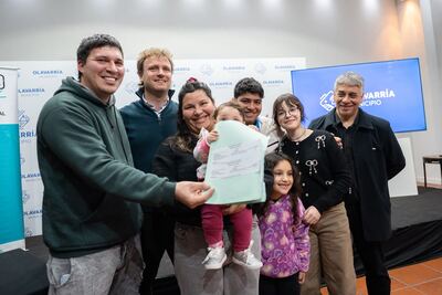 Olavarría: Más familias locales avanzan en la escrituración de sus viviendas