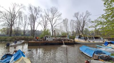San Isidro: Se retiró una draga varada desde 2016 y avanza la reconexión con la costa