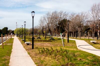 San Isidro: Continúan las obras del nuevo parque público de Boulogne Teniente Estévez