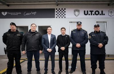 Florencio Varela: Kicillof inauguró una nueva base de la UTOI