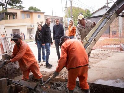 Lomas de Zamora: Avanza la obra hídrica de Llavallol
